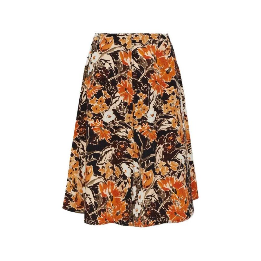 Marni Women Floral Print Midi Skirt